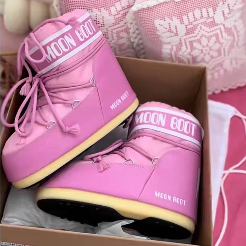 Moon Boot Icon Low Boot Pink